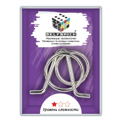 Изображение товара Металлическая головоломка DELFBRICK DLM-10 Кольца для развития мышления