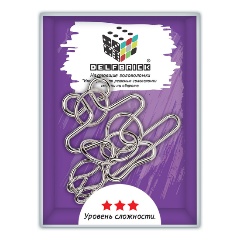 Изображение товара Головоломка металлическая DELFBRICK DLM-46 Самолет