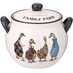 Изображение товара Горшочек для запекания с крышкой AGNESS "family farm" 600 мл