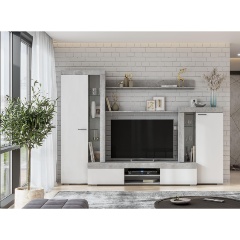 Изображение товара Гостиная Swede цемент светлый / белый