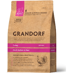 Изображение товара Корм сухой Grandorf индейка для взрослых собак средних и крупных пород, 3 кг