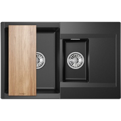 Изображение товара Кухонная мойка Granula Estetica ES-7808 из кварца с двумя чашами