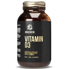 Изображение товара БАД GRASSBERG Витамин D3 600МЕ №90 капс.
