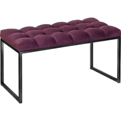 Изображение товара Банкетка GREENWEEN ALBA MINI, черная, Marsala, каретная стяжка