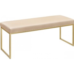 Изображение товара Банкетка GREENWEEN ALBA, золотая, экокожа Light Beige
