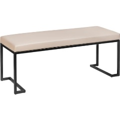 Изображение товара Банкетка GREENWEEN OMEGA, черная, экокожа Light Beige