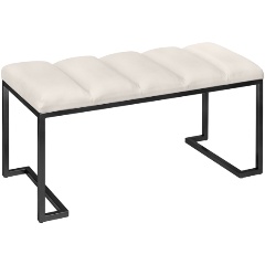 Изображение товара Банкетка GREENWEEN OMEGA MINI, черная, Ivory, Bulon 850х400х435