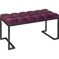 Изображение товара Банкетка GREENWEEN OMEGA MINI, черная, Marsala, каретная стяжка