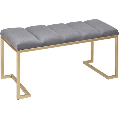 Изображение товара Банкетка GREENWEEN OMEGA MINI, золотая, Bulon 850х400х435