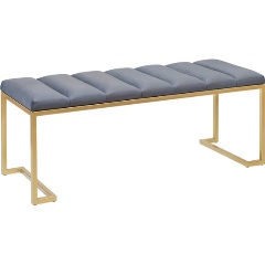 Изображение товара Банкетка GREENWEEN OMEGA, золотая, Light Blue, Bulon