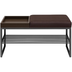 Изображение товара Банкетка GREENWEEN RUBY BOX, черная, Kashtan, BrownBox, 850х400х450