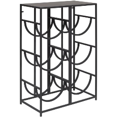 Изображение товара Подставка для бутылок GREENWEEN 6 со столиком для кулера, черная