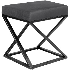 Изображение товара Пуф GREENWEEN Chelsea черный Mouse Grey 400х400х450 мм