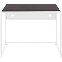 Изображение товара Стол письменный модульный GREENWEEN Rimini, белый, ЛДСП Черный, 90*65*75