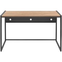 Изображение товара Стол письменный модульный GREENWEEN Rimini черный ЛДСП Дуб Канзас 120x65x75 см