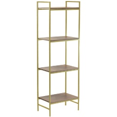 Изображение товара Стеллаж GREENWEEN ALTO золотой ЛДСП металлокаркас современный дизайн