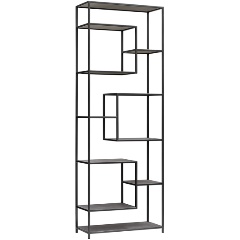 Изображение товара Стеллаж GREENWEEN OLIVIA, черный, полки керамика Антрацит 1950x700x300