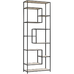 Изображение товара Стеллаж GREENWEEN OLIVIA, черный, полки керамика Слоновая кость 1950x700x300