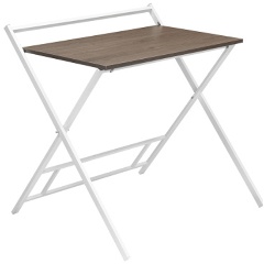 Изображение товара Стол компьютерный GREENWEEN складной 800 мм, белый/дуб графит