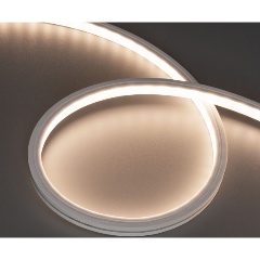 Изображение товара Грейзер THOR-TOP-B70-10x10mm 24V Warm3500 (15 W/m, IP67, 5m, wire x2) (Arlight, Вывод вниз, 3 года)