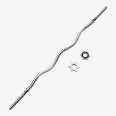 Изображение товара Гриф PROIRON EZ-образный, 120см, D=25 мм, хром