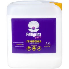 Изображение товара Грунтовка универсальная проникающая Pelligrina Paint, акриловая, 5 кг