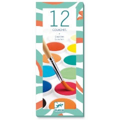 Изображение товара Набор DJECO 08803 Гуашь классических цветов, 12 шт.