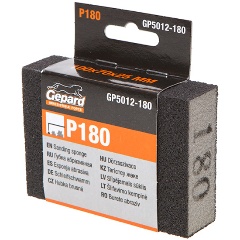 Изображение товара Губка абразивная GEPARD 100х70х25мм Р240 (GP5012-240) (для шлифования)