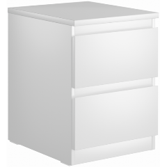 Изображение товара Тумба ГУД ЛАКК 2.05.03.010.1 МАЛЬТА 2 ящика 40х54 белая RU