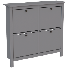 Изображение товара Тумба для обуви ГУД ЛАКК 2.08.10.180.4 САГА тумба для обуви 113х108 серая