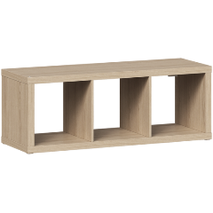 Изображение товара Стеллаж ГУД ЛАКК S00616 Фора 3 112х41х38, дуб беленый