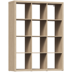 Изображение товара Стеллаж ГУД ЛАКК S00661 Фора 12 112х146х38, дуб беленый