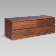 Изображение товара Комод ГУД ЛАКК S01736 Варма Прайм 4Д 160x55x48 шпон ясень, коричневый