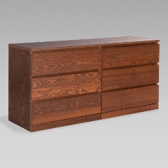 Изображение товара Комод ГУД ЛАКК S01767 Варма Прайм 6Д 160x77x48 шпон ясень, коричневый
