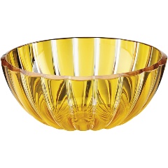 Изображение товара Салатник Guzzini Dolcevita 20 см янтарный биопластик микроволновка посудомойка