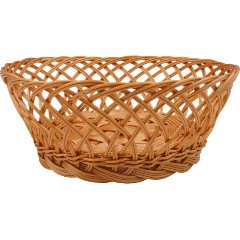 Изображение товара Корзина настольная HANDY HOME "Полиротанг" ажурная, 28х28х11 см, светло-коричневый (Zong-21)
