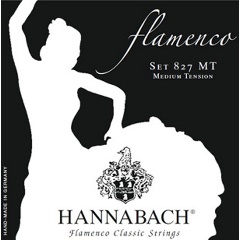Изображение товара Струны для классической гитары Hannabach 28-43 6 шт. 827MT Black FLAMENCO