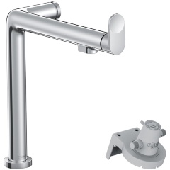 Изображение товара Смеситель для кухни Hansgrohe Aqittura M91 240 с системой фильтрации, 1jet, хром