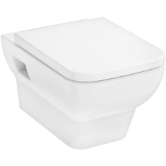 Изображение товара Унитаз подвесной Hansgrohe CreekTide Q 540х360, безободковый, с сиденьем, белый