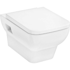 Изображение товара Унитаз подвесной Hansgrohe CreekTide Q 540x360, сиденье с микролифтом, безободковый, белый