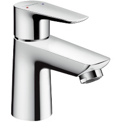 Изображение товара Смеситель для раковины Hansgrohe Talis E 80 хром однорычажный с автоматическим донным клапаном