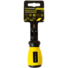 Изображение товара Отвертка крестовая Hanskonner 2x38 АЛМАЗН. НАКОНЕЧ, твердость 59 HRC, S2