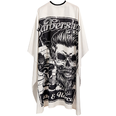 Изображение товара Накидка парикмахерская Harizma Barber Skull, 140х160см