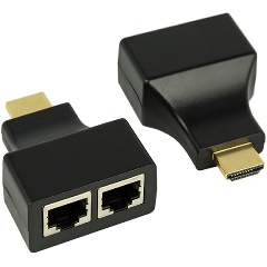 Изображение товара Переходник HDMI REXANT 17-6916 по витой паре RJ-45 (8P-8C)