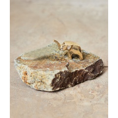 Изображение товара Статуэтка из латуни HERBALICIOUS Слон №5 - декоративное изделие для интерьера