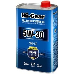 Изображение товара Моторное масло HI-Gear 5W-30 SM/CF синтетическое 1 л