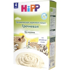 Изображение товара Каша безмолочная Hipp (Хипп) гречневая, с 4 мес., 200 гр.