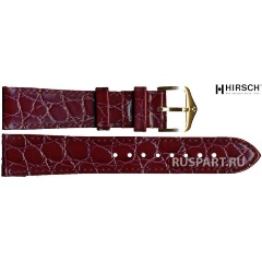 Изображение товара Ремешок для наручных часов Hirsch Crocograin M бордовый