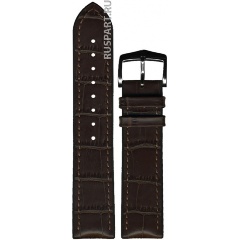 Изображение товара Ремешок для наручных часов Hirsch Paul L 09250280-10-2-24 кожа каучук водостойкий коричневый