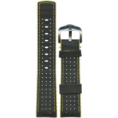 Изображение товара Ремешок для наручных часов Hirsch Robby L 09172940-50-4-22 черный из кожи